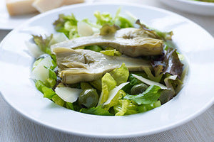 mixed leaves celery and artichoke